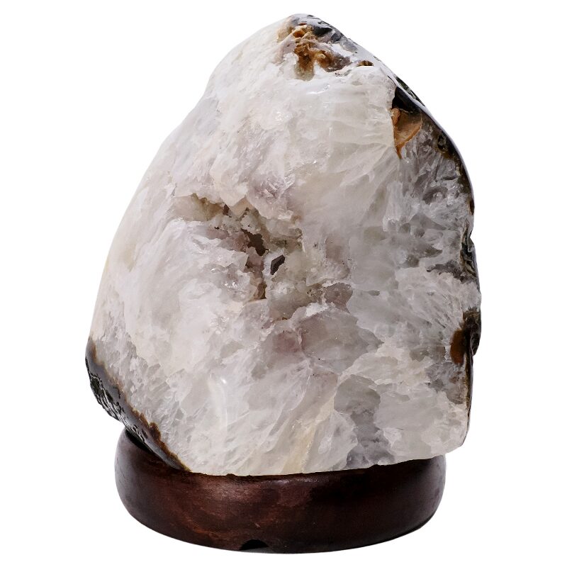 3.1kg Crystal Quartz River Agate Lamp - White LED Bulb S1657 3 Crystal Quartz River Agate Lamp - White LED Bulb S1657 | Crystal Factory