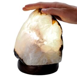 3.1kg Crystal Quartz River Agate Lamp - White LED Bulb S1657 6 Crystal Quartz River Agate Lamp - White LED Bulb S1657 | Crystal Factory