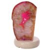 2.9kg Pink Agate Crystal Lamp with Marble Base - Purple LED - S1659 1 Pink Agate Crystal Lamp with Marble Base - Purple LED - S1659 | Crystal Factory