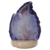 2.7kg Purple Agate Crystal Lamp with Marble Base - Puple LED - S1667 2 Purple Agate Crystal Lamp with Marble Base - Puple LED - S1667 | Crystal Factory
