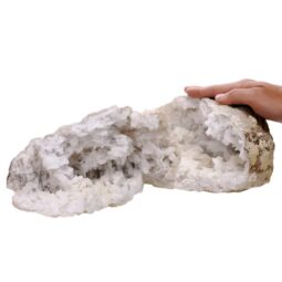 Natural Calcite Geode Pair S1671 | Crystal Factory
