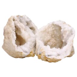 Natural Calcite Geode Pair S1673 | Crystal Factory