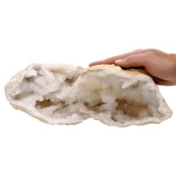 Natural Calcite Geode Pair S1674 | Crystal Factory