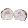 Natural Calcite Geode Pair S1678 | Crystal Factory