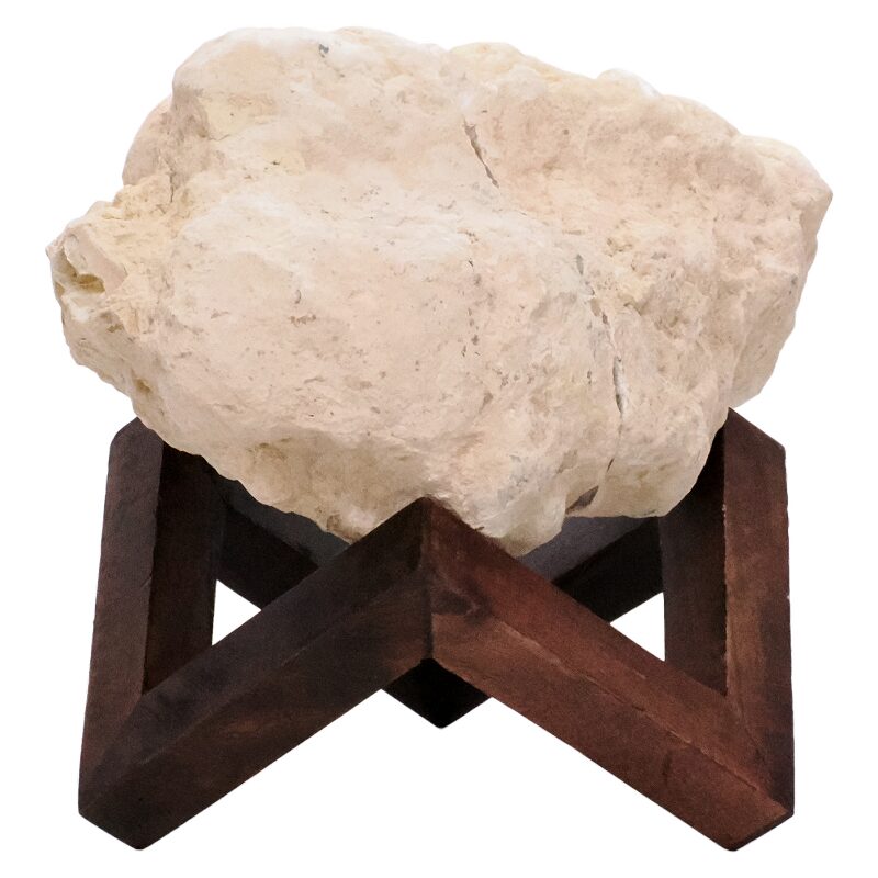 3.9kg Calcite Geode Pair on Timber Stand 12cm S1680 4 Calcite Geode Pair on Timber Stand 12cm S1680 | Crystal Factory