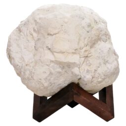 10.3kg Calcite Geode Pair on Timber Stand 12cm S1684 6 Calcite Geode Pair on Timber Stand 12cm S1684 | Crystal Factory