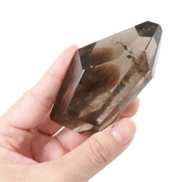 Smoky Quartz Polished Crystal Set 2 Pieces B857 | Crystal Factory