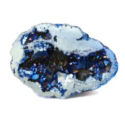 Titanium Blue Agate Cluster Mini Geode | Crystal Factory