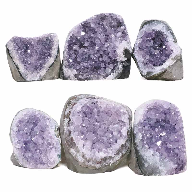 2.77kg Amethyst Mini Cluster Specimen Set 6 Pieces P2197 3 Amethyst Mini Cluster Specimen Set 6 Pieces P2197 | Crystal Factory