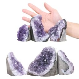 Amethyst Mini Cluster Specimen Set 6 Pieces P2202 | Crystal Factory