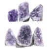 Amethyst Mini Cluster Specimen Set 6 Pieces P2202 | Crystal Factory