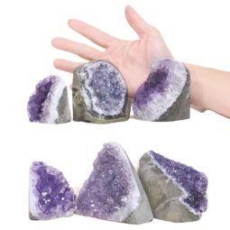 2.20kg Amethyst Mini Cluster Specimen Set 6 Pieces P2204 5 Amethyst Mini Cluster Specimen Set 6 Pieces P2204 | Crystal Factory
