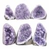 Amethyst Mini Cluster Specimen Set 6 Pieces P2206 | Crystal Factory