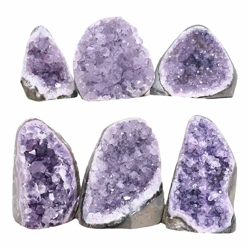 2.06kg Amethyst Mini Cluster Specimen Set 6 Pieces P2206 3 Amethyst Mini Cluster Specimen Set 6 Pieces P2206 | Crystal Factory