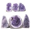 2.01kg Amethyst Mini Cluster Specimen Set 6 Pieces P2208 2 Amethyst Mini Cluster Specimen Set 6 Pieces P2208 | Crystal Factory