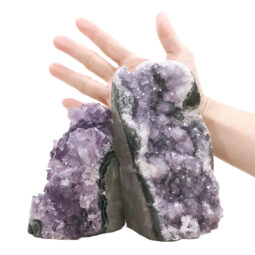 2.58kg Amethyst Polished Crystal Geode Specimen Set 2 Pieces B881 5 Amethyst Polished Crystal Geode Specimen Set 2 Pieces B881 | Crystal Factory