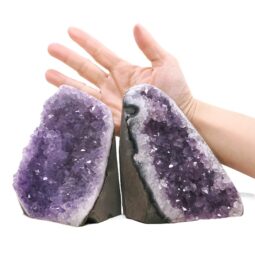 2.34kg Amethyst Polished Crystal Geode Specimen Set 2 Pieces B884 5 Amethyst Polished Crystal Geode Specimen Set 2 Pieces B884 | Crystal Factory