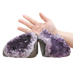 2.33kg Amethyst Polished Crystal Geode Specimen Set 2 Pieces B885 5 Amethyst Polished Crystal Geode Specimen Set 2 Pieces B885 | Crystal Factory