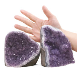 1.99kg Amethyst Polished Crystal Geode Specimen Set 2 Pieces B886 5 Amethyst Polished Crystal Geode Specimen Set 2 Pieces B886 | Crystal Factory