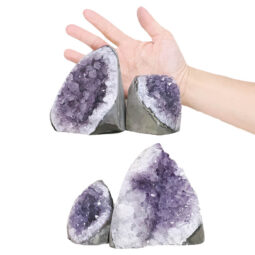 2.52kg Amethyst Polished Crystal Geode Specimen Set 4 Pieces B895 5 Amethyst Polished Crystal Geode Specimen Set 4 Pieces B895 | Crystal Facctory