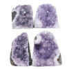 2.37kg Amethyst Polished Crystal Geode Specimen Set 4 Pieces B901 1 Amethyst Polished Crystal Geode Specimen Set 4 Pieces B901 | Crystal Facctory