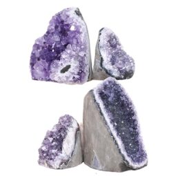 2.17kg Amethyst Polished Crystal Geode Specimen Set 4 Pieces B910 5 Amethyst Polished Crystal Geode Specimen Set 4 Pieces B910 | Crystal Facctory
