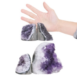 2.05kg Amethyst Polished Crystal Geode Specimen Set 4 Pieces B913 5 Amethyst Polished Crystal Geode Specimen Set 4 Pieces B913 | Crystal Facctory