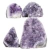 2.08kg Amethyst Polished Crystal Geode Specimen Set 4 Pieces B914 1 Amethyst Polished Crystal Geode Specimen Set 4 Pieces B914 | Crystal Facctory