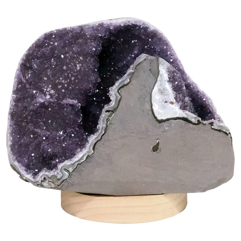 1.9kg Amethyst Polished Crystal Lamp B877 4 Amethyst Polished Crystal Geode Specimen B877 | Crystal Factory