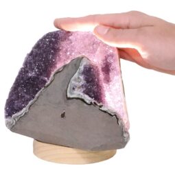 1.9kg Amethyst Polished Crystal Lamp B877 7 Amethyst Polished Crystal Geode Specimen B877 | Crystal Factory