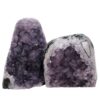 3.2kg Amethyst Polished Crystal Geode Specimen Set 2 Pieces P2183 2 Amethyst Polished Crystal Geode Specimen Set 2 Pieces P2183 | Crystal Factory