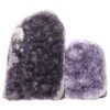Amethyst Polished Crystal Geode Specimen Set 2 Pieces P2184 | Crystal Factory