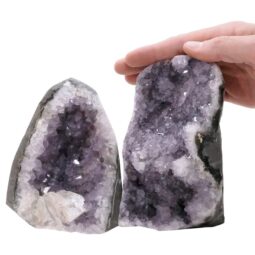 2.7kg Amethyst Polished Crystal Geode Specimen Set 2 Pieces P2185 5 Amethyst Polished Crystal Geode Specimen Set 2 Pieces P2185 | Crystal Factory