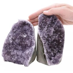 2.5kg Amethyst Polished Crystal Geode Specimen Set 2 Pieces P2187 5 Amethyst Polished Crystal Geode Specimen Set 2 Pieces P2187 | Crystal Factory