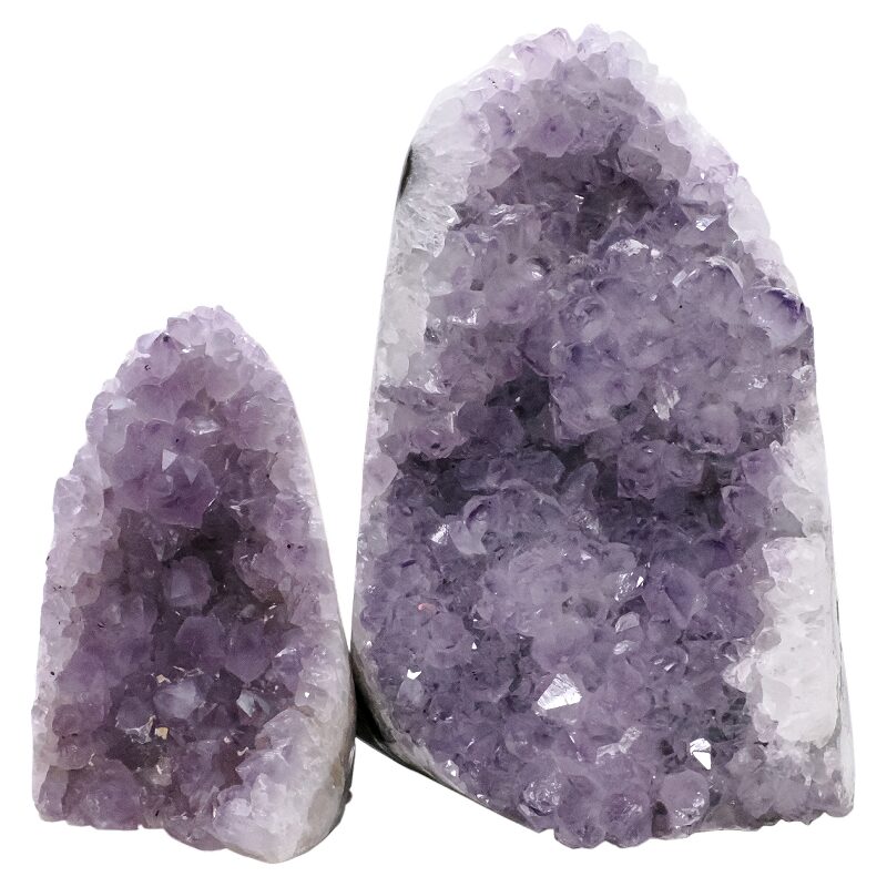 2.8kg Amethyst Polished Crystal Geode Specimen Set 2 Pieces P2212 3 Amethyst Polished Crystal Geode Specimen Set 2 Pieces P2212 | Crystal Factory