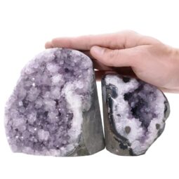 2.5kg Amethyst Polished Crystal Geode Specimen Set 2 Pieces P2214 5 Amethyst Polished Crystal Geode Specimen Set 2 Pieces P2214 | Crystal Factory