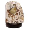 Crystal Quartz River Agate Lamp - White LED Bulb S1687 | Crystal Factory