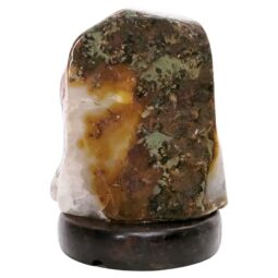 Crystal Quartz River Agate Lamp - White LED Bulb S1689 | Crystal Factory