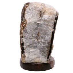Crystal Quartz River Agate Lamp - White LED Bulb S1693 | Crystal Factory