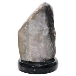 Crystal Quartz River Agate Lamp - White LED Bulb S1697 | Crystal Factory