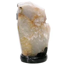Crystal Quartz River Agate Lamp - White LED Bulb S1701 | Crystal Factory
