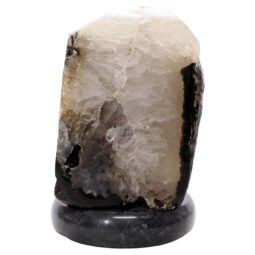 Crystal Quartz River Agate Lamp - White LED Bulb S1703 | Crystal Factory