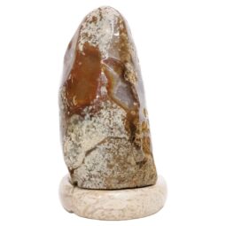 Crystal Quartz River Agate Lamp - White LED Bulb S1706 | Crystal Factory