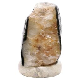 Crystal Quartz River Agate Lamp - White LED Bulb S1710 | Crystal Factory