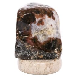 Crystal Quartz River Agate Lamp - White LED Bulb S1712 | Crystal Factory
