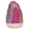 Pink Agate Crystal Lamp with Marble Base - Puple LED - T3264 | Crystal Factory
