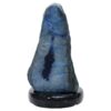 Pink Agate Crystal Lamp with Marble Base - Puple LED - T3286 | Crystal Factory