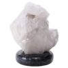 Clear Quartz Druze Lamp - White LED Bulb V76 | Crystal Factory
