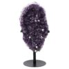Amethyst Druze Cluster on Rotating Stand H01 | Crystal Factory