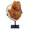 12.2kg Citrine Cluster on Metal Stand H19 1 Citrine Cluster on Metal Stand H19 | Crystal Factory